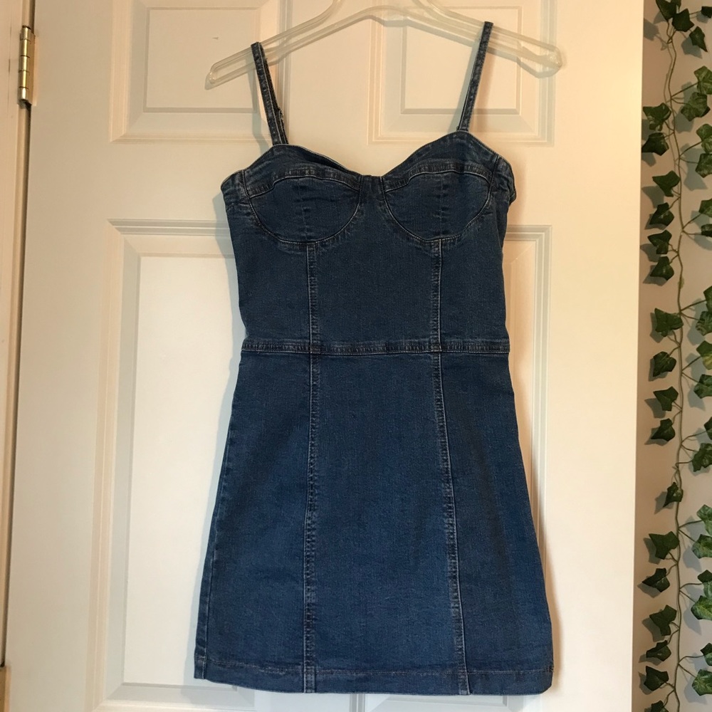pacsun denim dress - Picture 1 of 4
